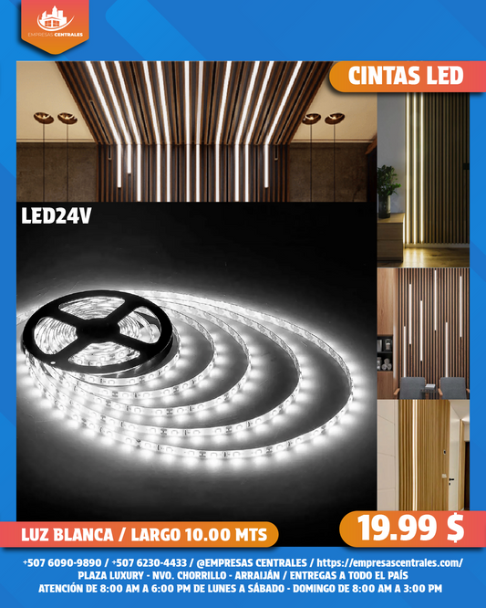 Cintas LED 24V Blancas