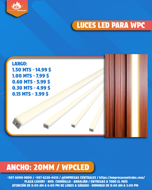 LUCES LED PARA WPC