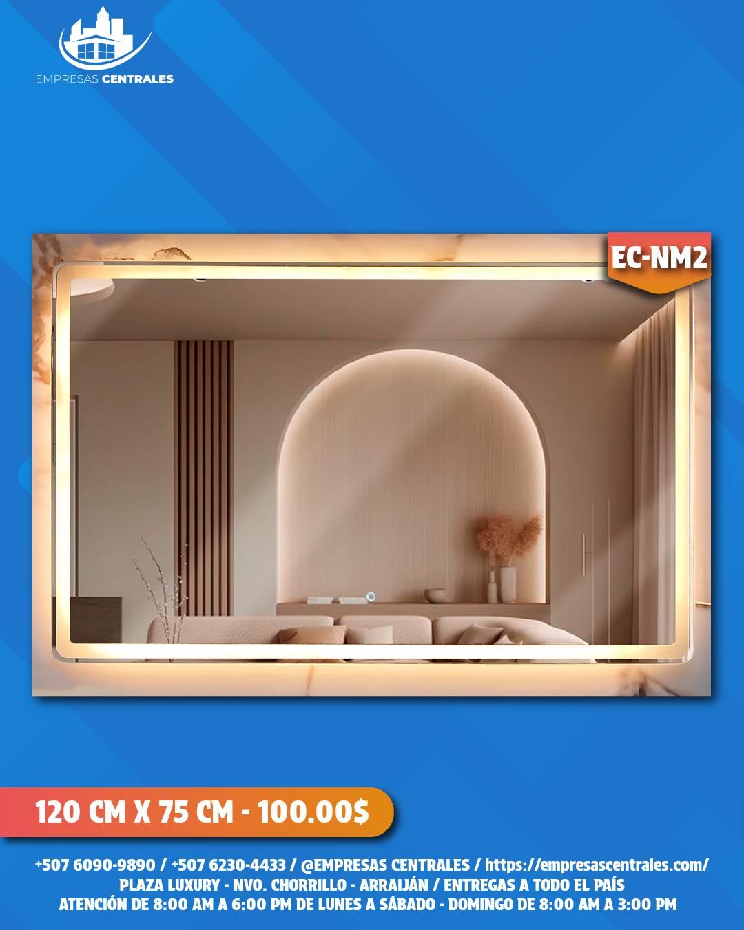 Espejo de Baño con Luz LED ✨ NM2