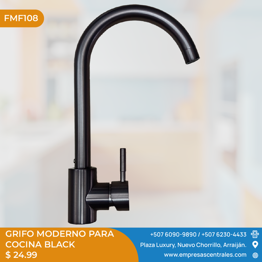 Grifo moderno para cocina BLACK