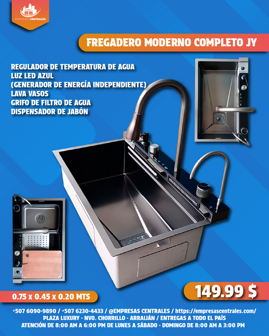 Fregadero Moderno Completo