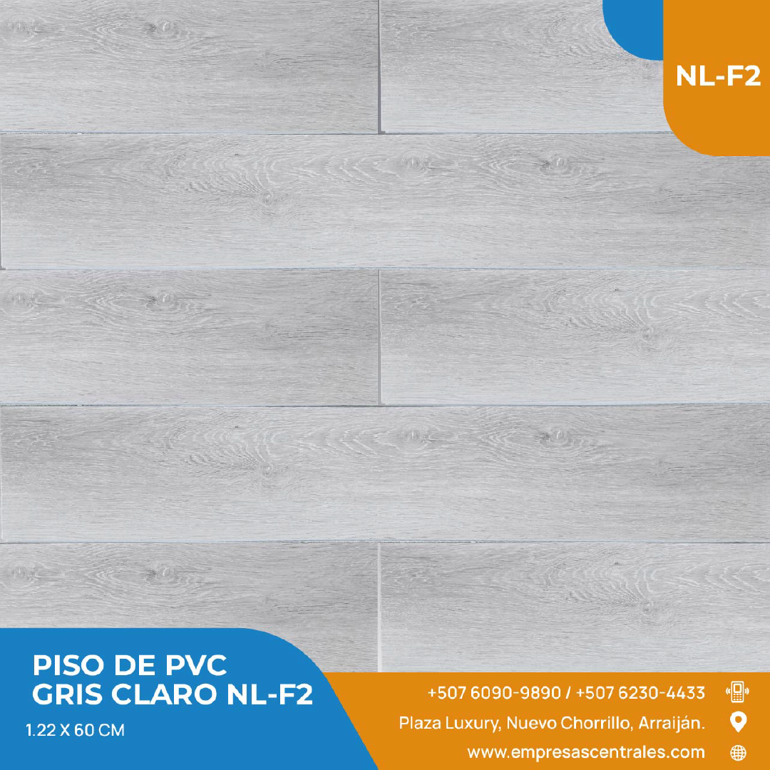 Pisos PVC gris claro NL-F2