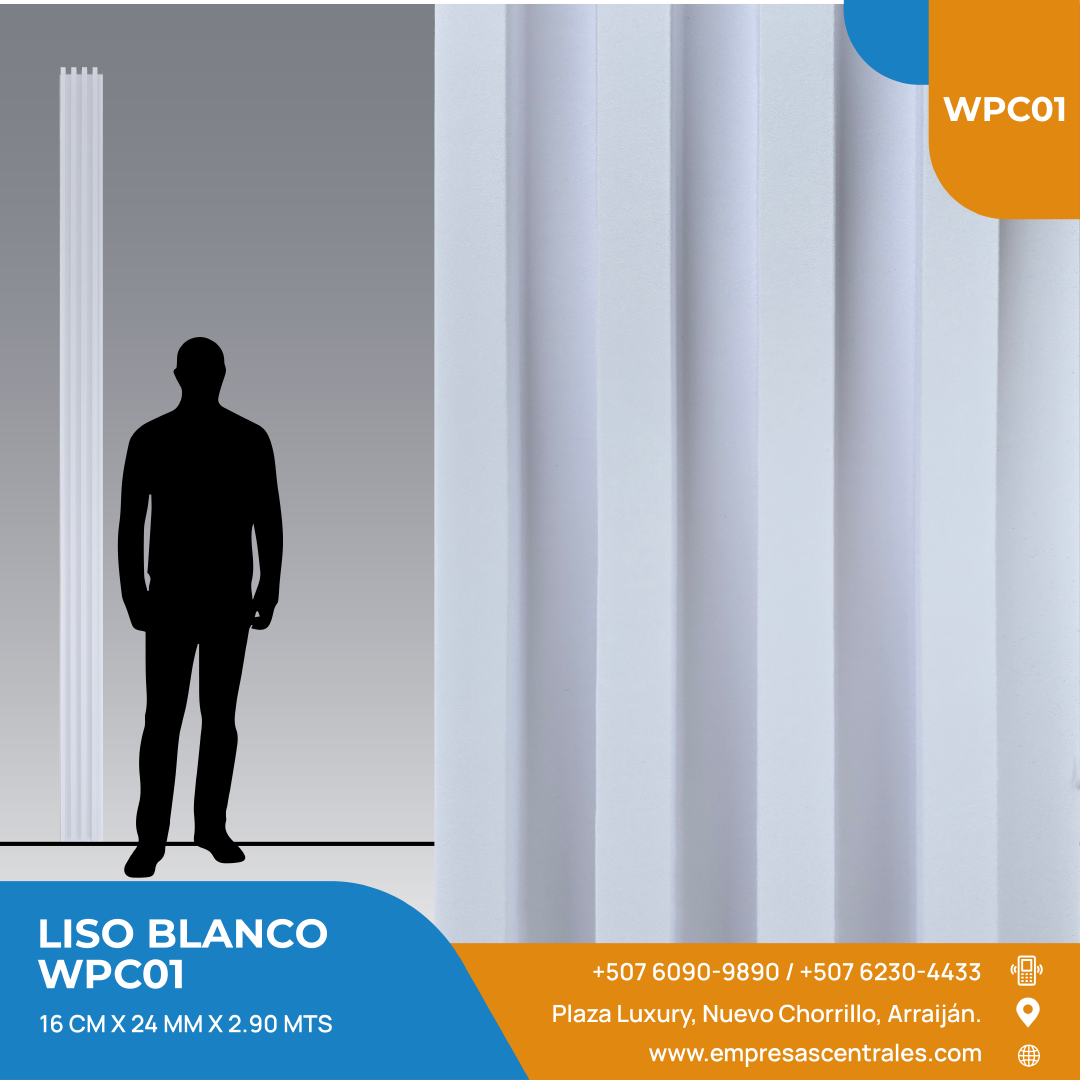 Panel WPC Blanco #01