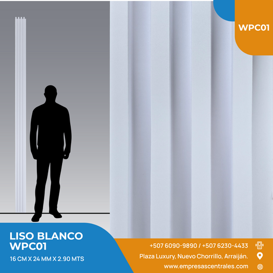 Panel WPC Blanco #01