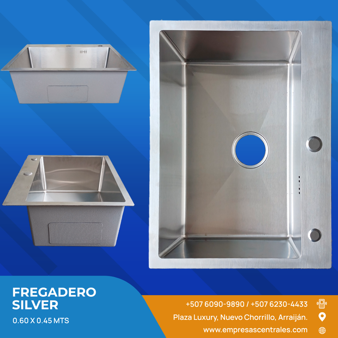 Fregadero moderno Tina silver