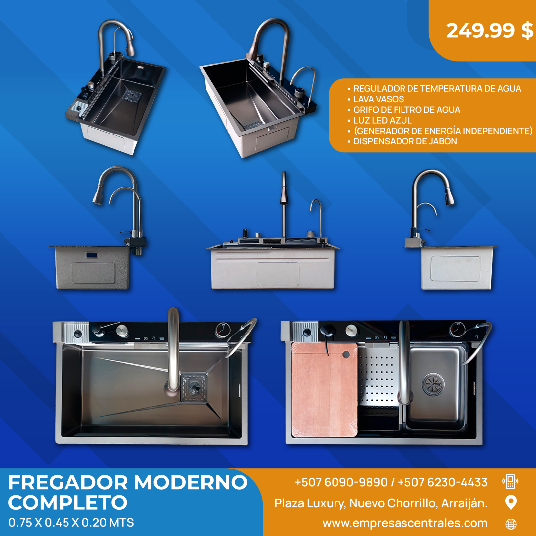 Fregadero Moderno Completo