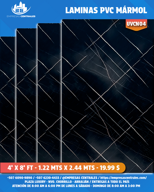 LAMINAS PVC 4X8 REVESTIMIENTO PARA PAREDES