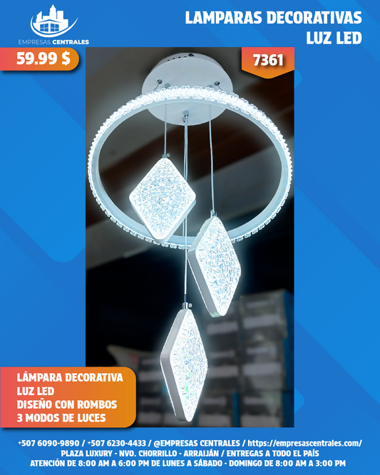 ✨LÁMPARA DECORATIVA✨ COLGANTE PARA TECHO INTERIOR