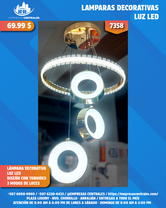 ✨LÁMPARA DECORATIVA✨ COLGANTE PARA TECHO INTERIOR