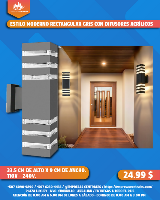 LAMPARA DECORATIVA PARA EXTERIORES