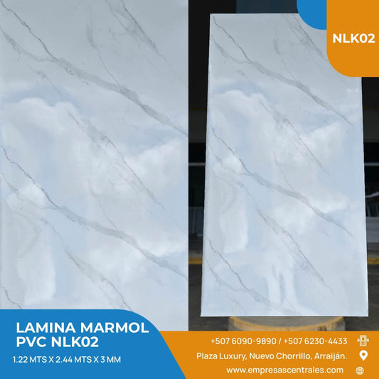 Lamina mármol PVC NLK02