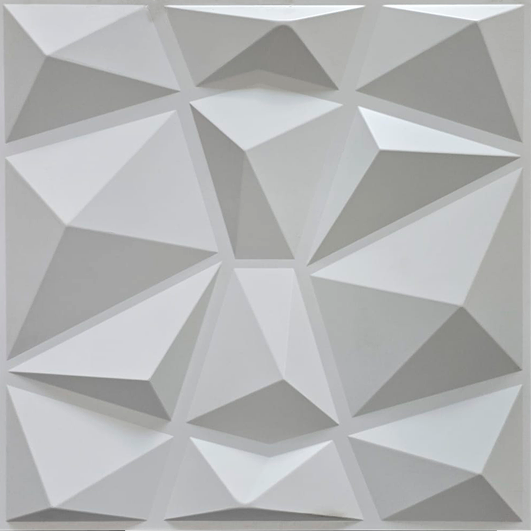 LAMINA DE PARED 3D MODELO DIAMANTE DE PVC