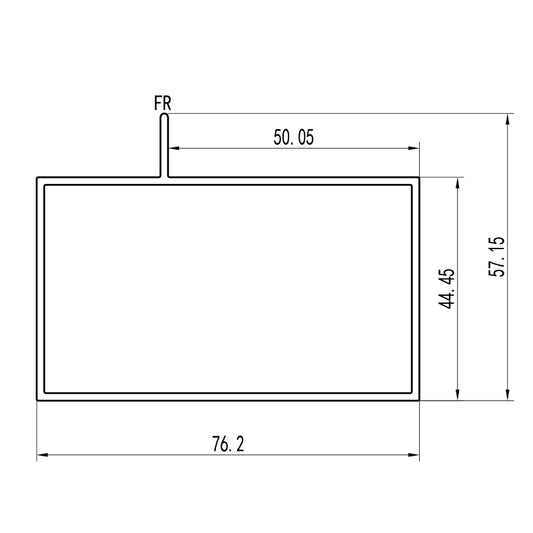 TUBO 3 X 1 3_4 CON VENA TRC15