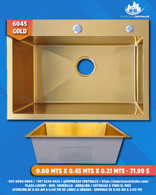 Fregadero moderno Tina GOLD