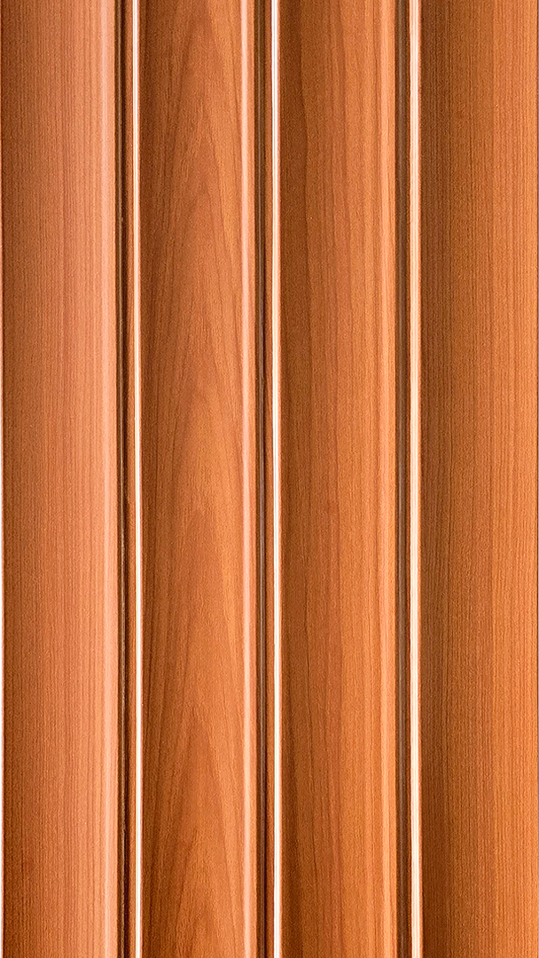 Cielo Raso Pvc Madera rojizo Canal #9 8mm x 25cm x 5.95m